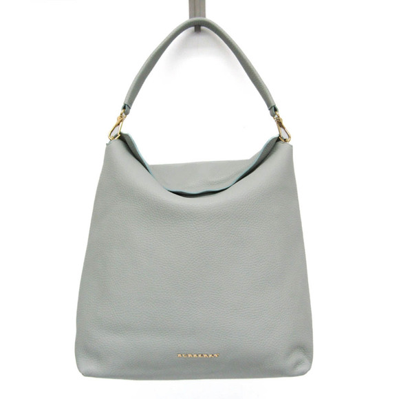 Burberry 3939070 Women's Leather Shoulder Bag Light Blue - Picture 1 of 10